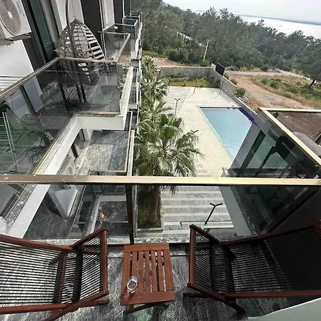 New Perfect Flat With Balcony Sea View Ντιντίμ